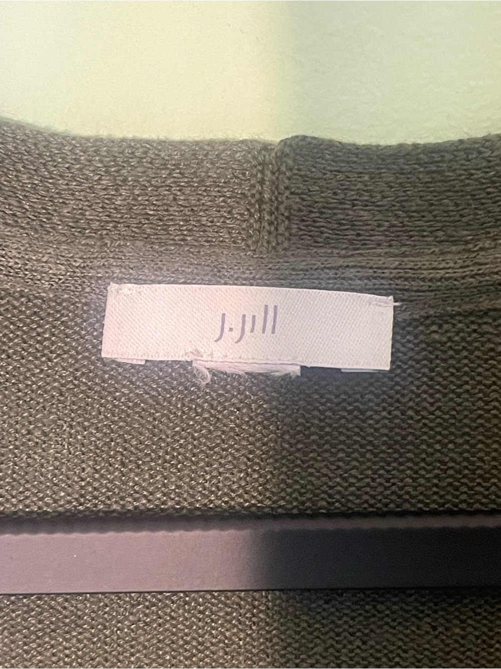 J. Jill linen blend long line button front cardigan. Size XL GUC - Picture 5 of 6